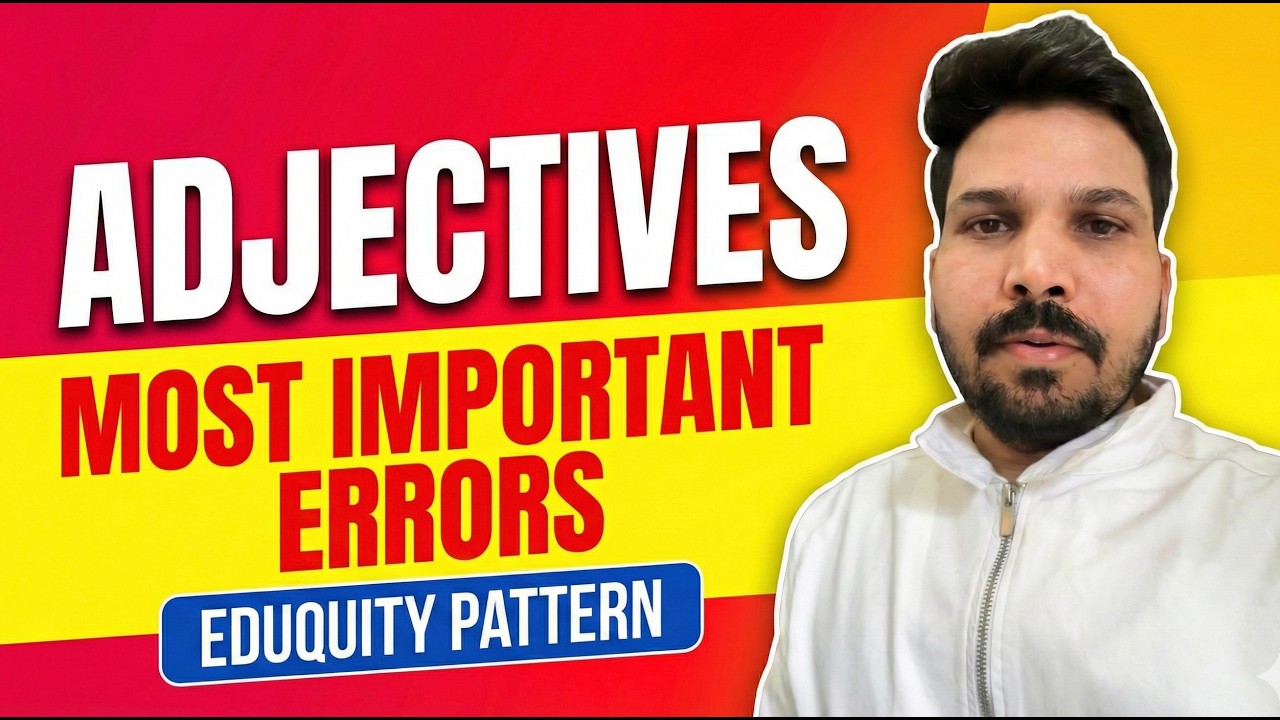 Adjective Error Practice Set | Degree Errors | PYQ | SSC English #ssc #english #trending