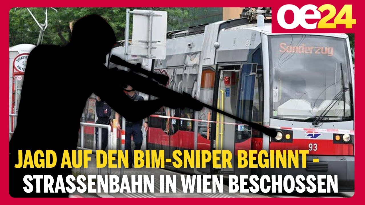 Jagd auf den Bim-Sniper beginnt - Straßenbahn in Wien beschossen
