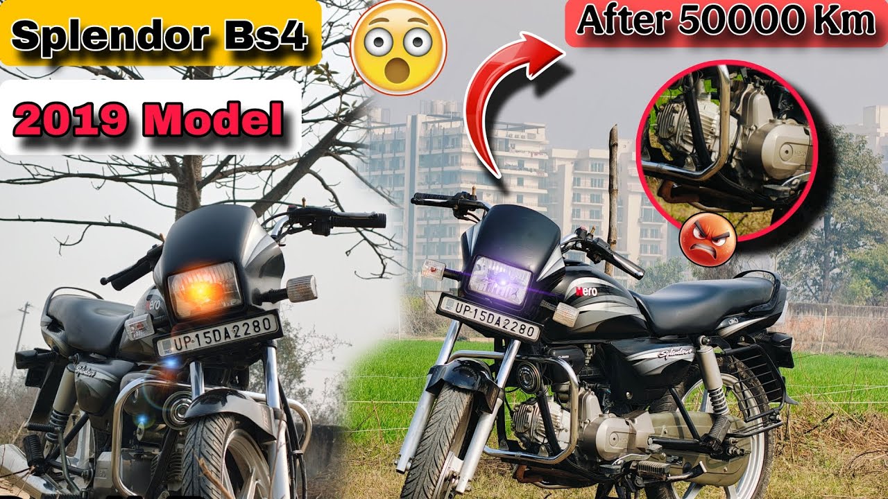 Hero Splendor Bs4 2019 Model Ownership Review After 45000 Km #HSReview 