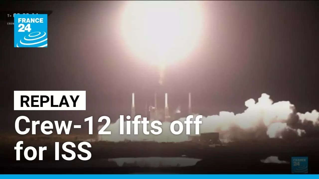 Replay: Crew-12 lifts off for ISS • FRANCE 24 English