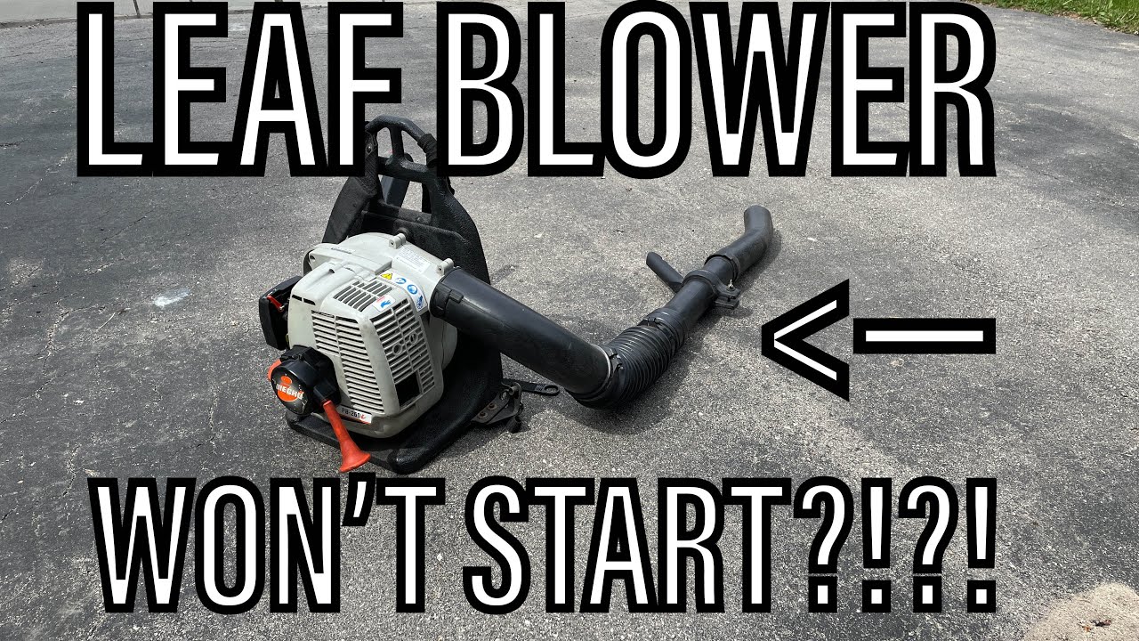 My leaf blower won’t start? Step by step how to fix!!! (Echo backpack blower)