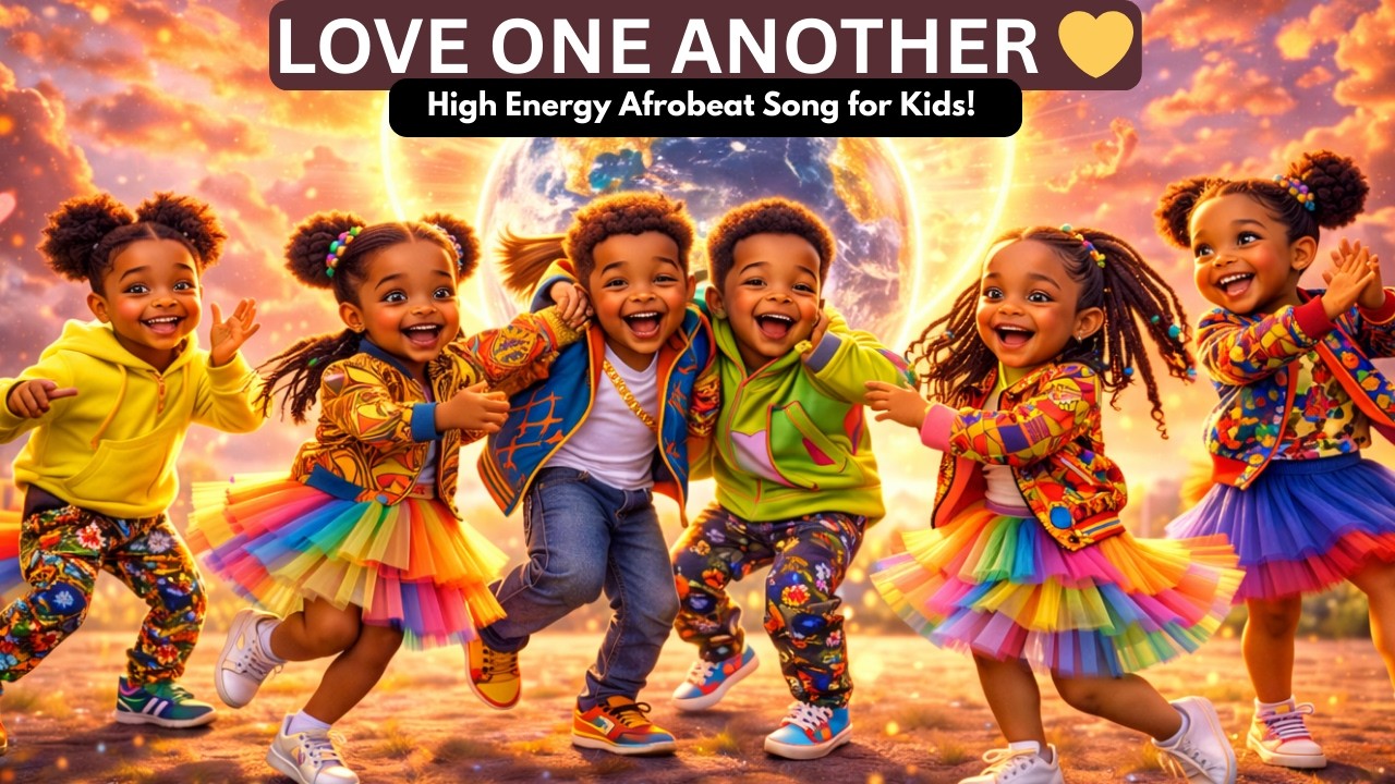 Love One Another Kids Song | High Energy Afrobeat Dance Music