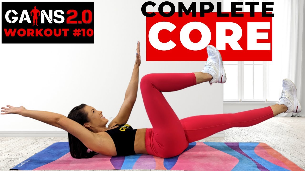 IRON CORE | Complete Core Workout With Dumbbells | Gains 2.0 Workout 10