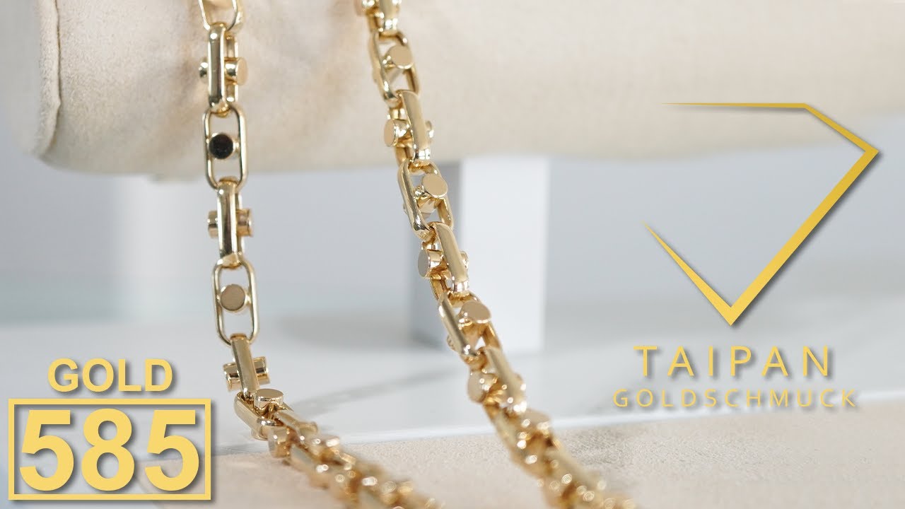 Taipan 14K 585 Gold Monte Carlo Kette 60cm 6,3mm