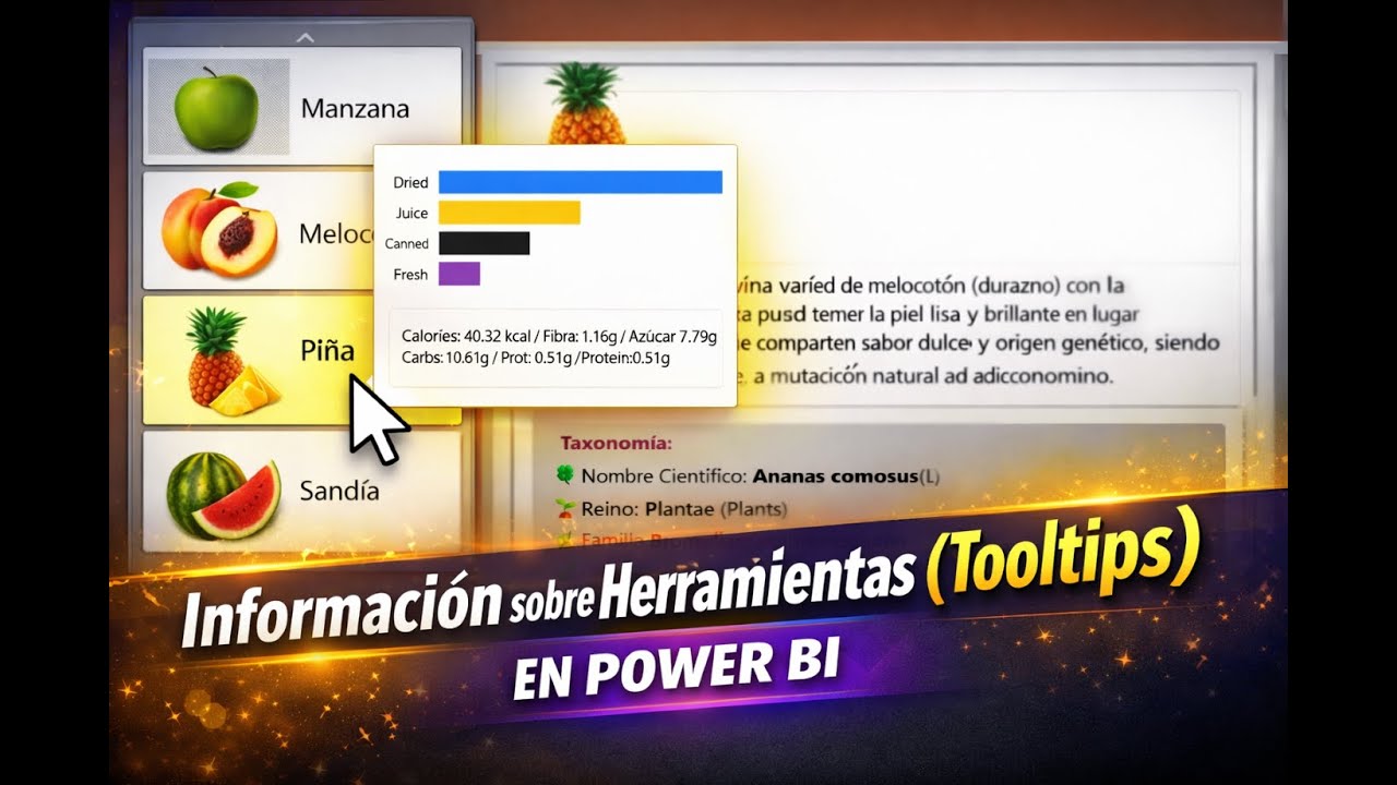 Cómo crear Información sobre Herramientas (Tooltips) en Power BI
