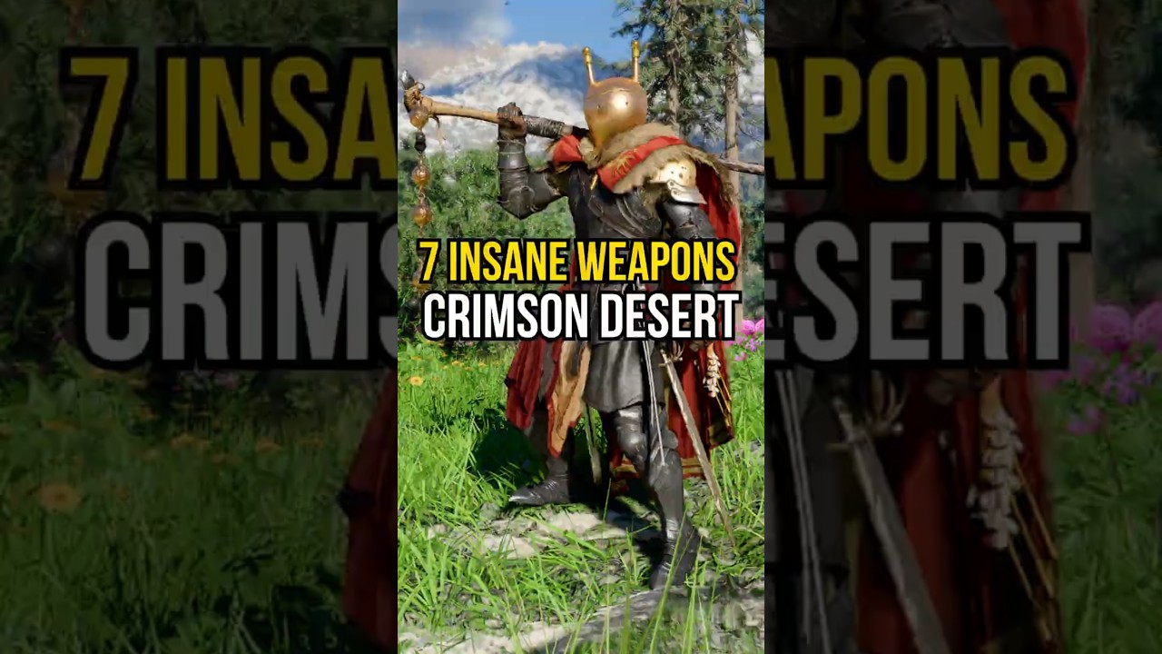 Top 7 Best Two-Handed Weapons in Crimson Desert #gaming #crimsondesert #rpg