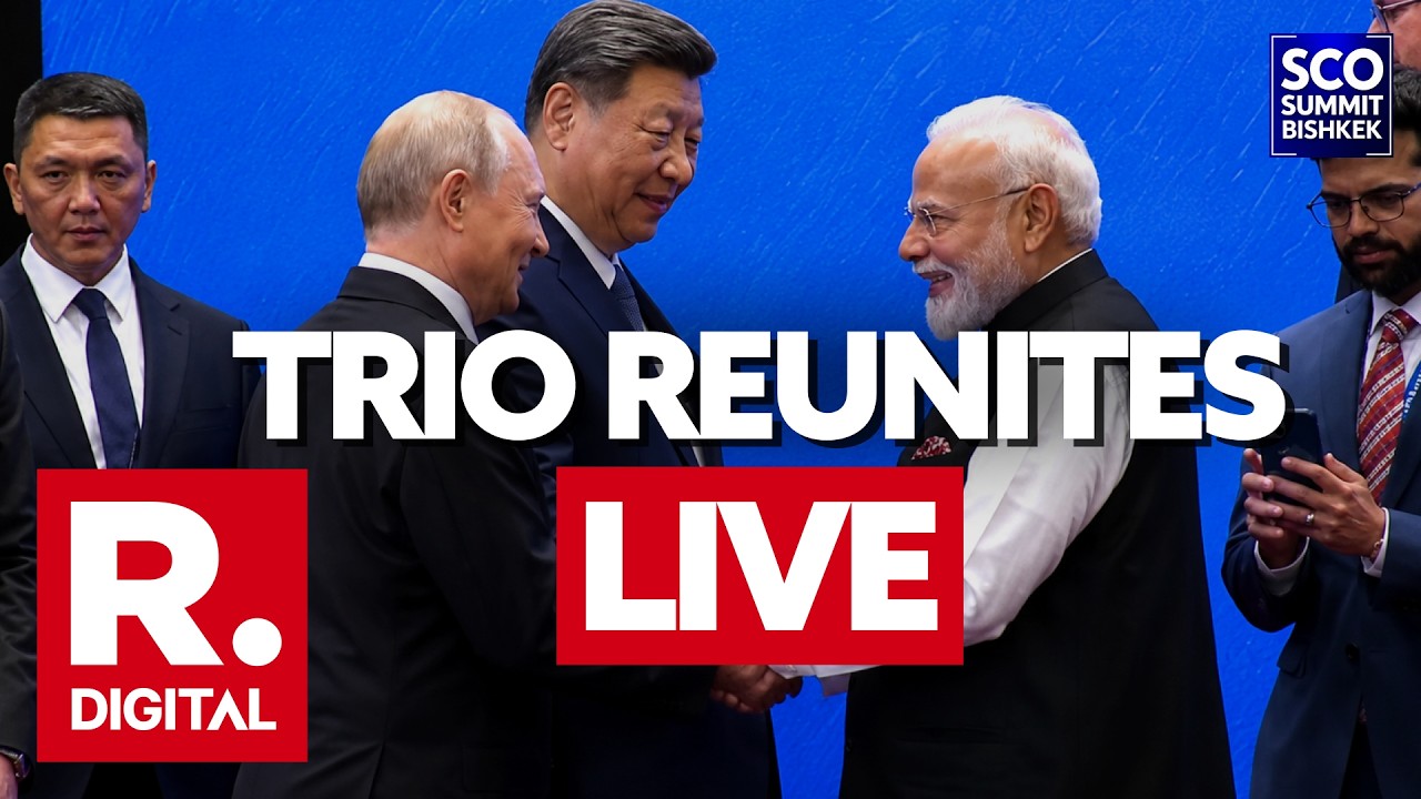 SCO Summit LIVE: PM Modi, Putin & XI Seen Together At Sidelines Of SCO Summit | India |Russia |China