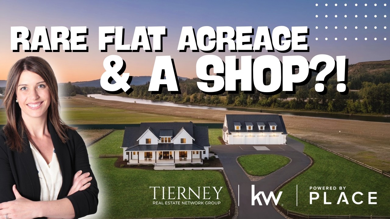 Rare Flat Acreage with a Shop in Woodland, WA