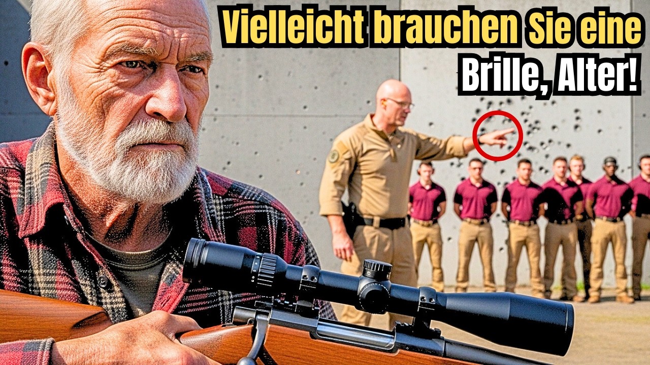 Sie lachten, als der alte Veteran danebenschoss – bis der Schießleiter hinter die Zielscheibe sah