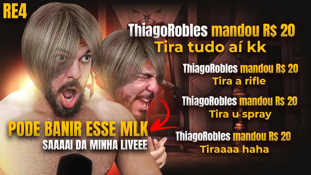 DESAFIO PAGOU? JOGA UMA ARMA FORA RESIDENT EVIL 4