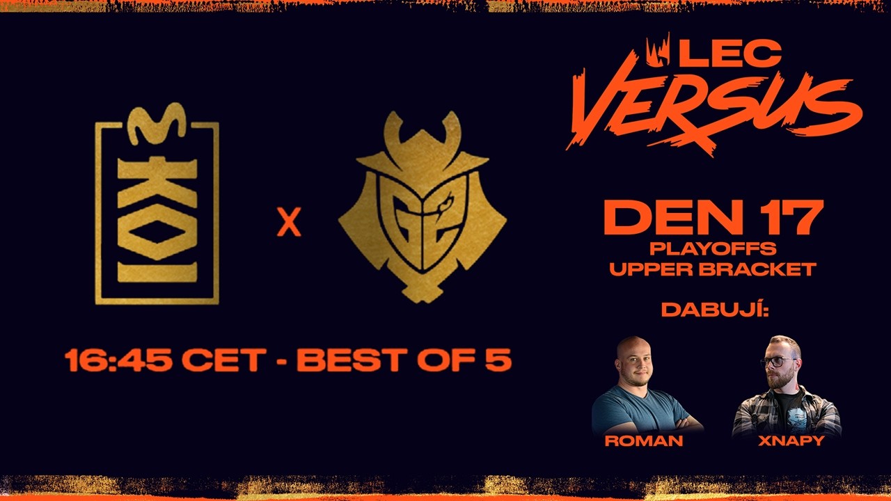 LEC Versus co-stream | D17 - BO5 Fearless | MKOI vs G2 | Playoffs W6D4 | #WatchLEC