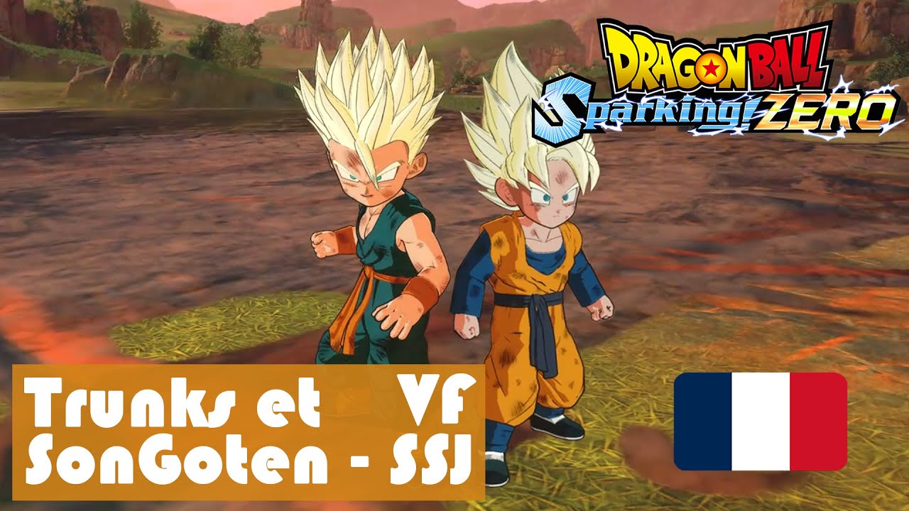 Bande Annonce Trunks et SonGoten SSJ en VF (version DBZ) sur Dragon Ball Sparking Zero