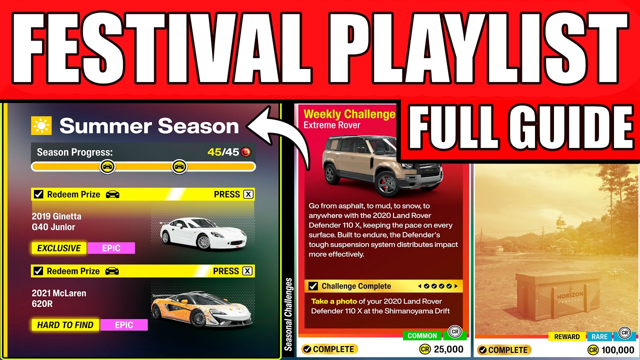 Forza Horizon 6: Фестивальный плейлист, летний сезон &mdash; ПОЛНЫЙ ГАЙД! и все награды (Серия 5)