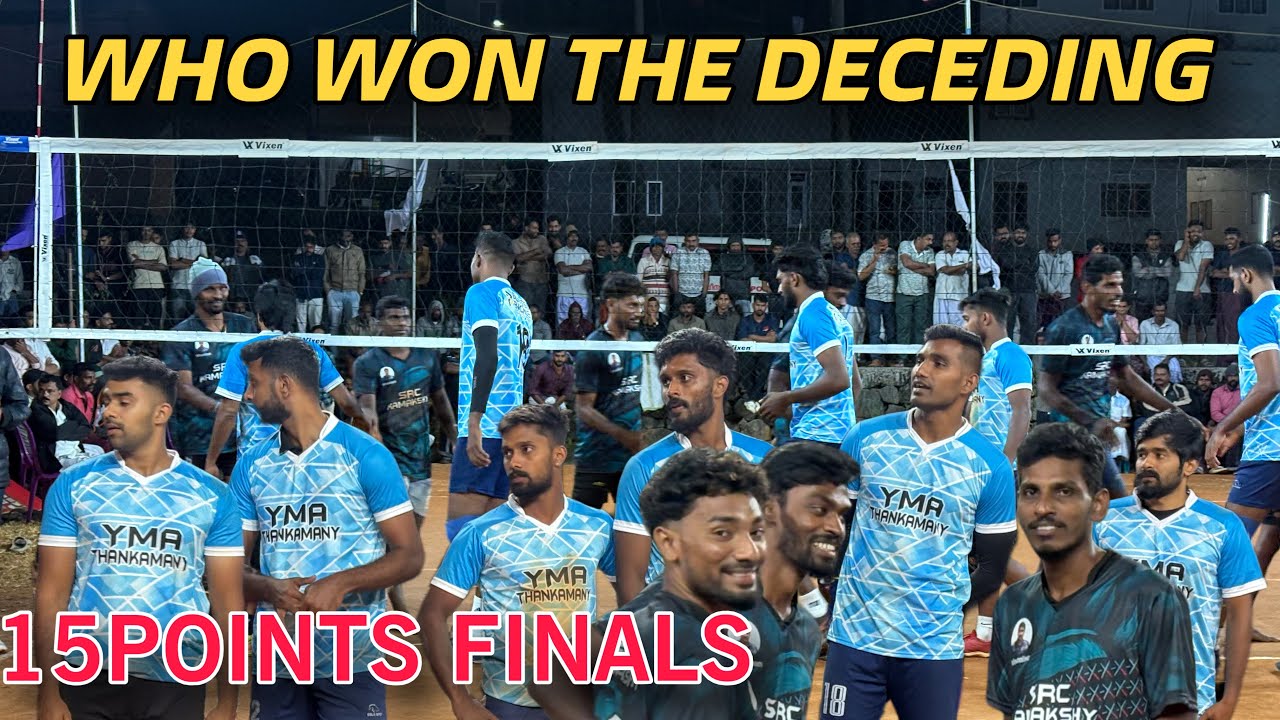 Deceding ☠️💥15  point Danger boys vs yma Surni team Kerala volleyball tournament | firevolleyball 