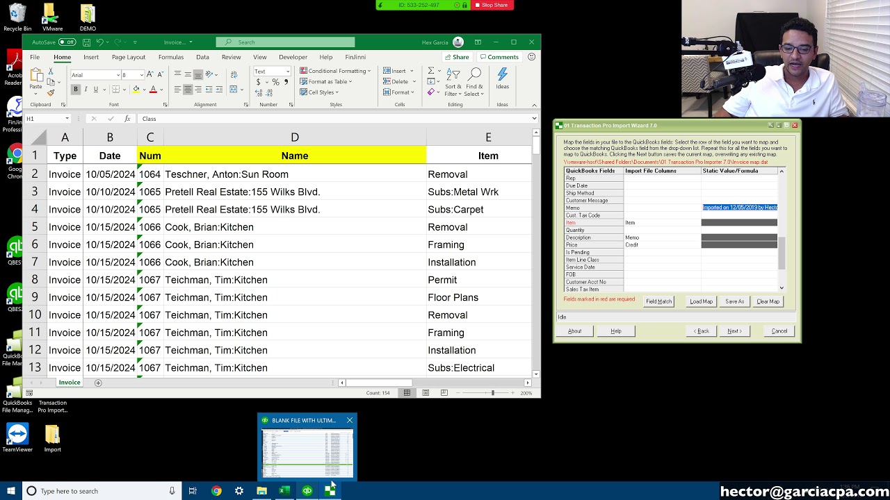 Importing Invoices into QuickBooks Desktop with TPI