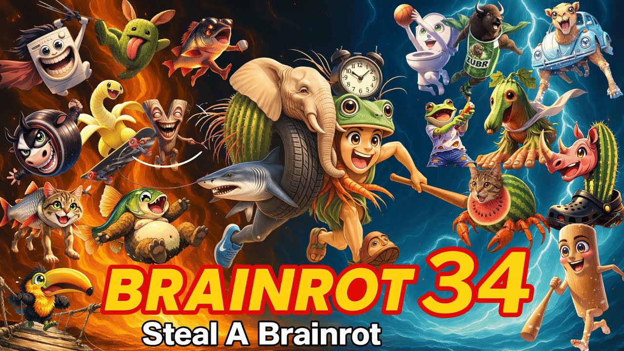 BRAINROT ANIME OPENING EP34 (Official MV) feat.Steal a Brainrot Character