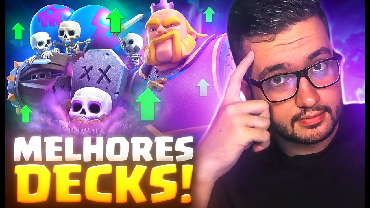 ESSES DECKS ESTÃO DOMINANDO O CLASH ROYALE APÓS O BALANCEAMENTO!
