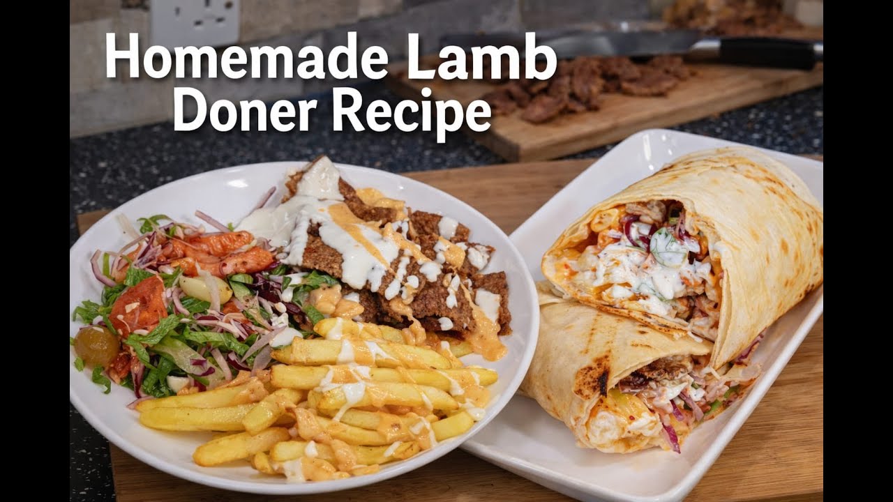 Homemade lamb doner recipe
