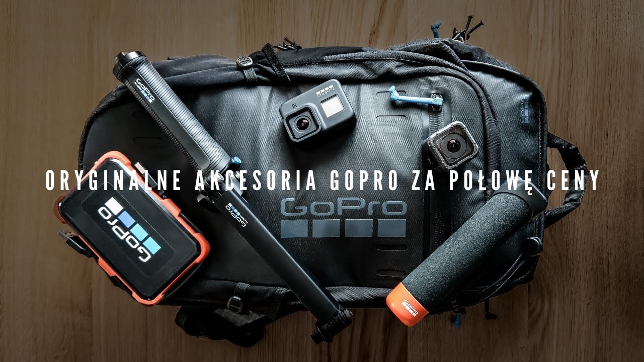 Oryginalne akcesoria GoPro za połowę ceny