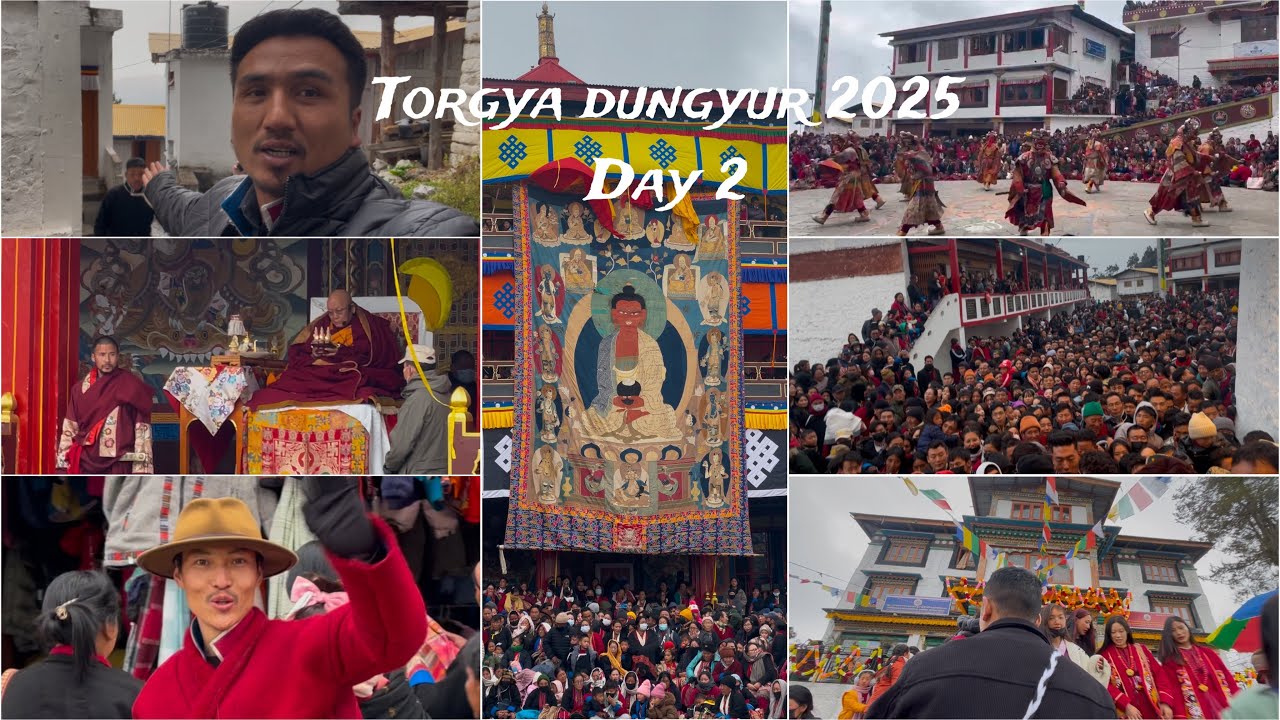 Torgya Dungyur day 2…. ‘Wang day’ blessings from Rinpoche …don’t miss the wang part, police men👍🏻👏