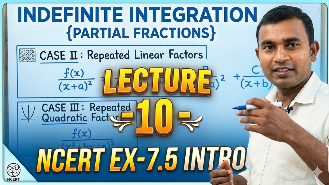 Introduction to Partial Fractions | NCERT Ex 7.5 Intro | Class 12 Maths Chapter 7 | Integration |