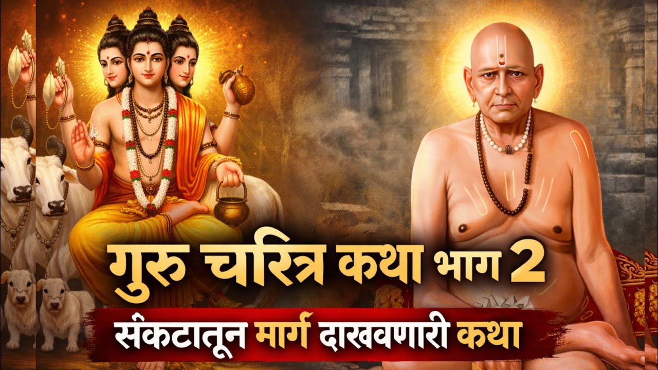 गुरू चरित्र कथा भाग 2 | संकटातून मार्ग दाखवणारी कथा || गणेश महाराज करंजकर। 