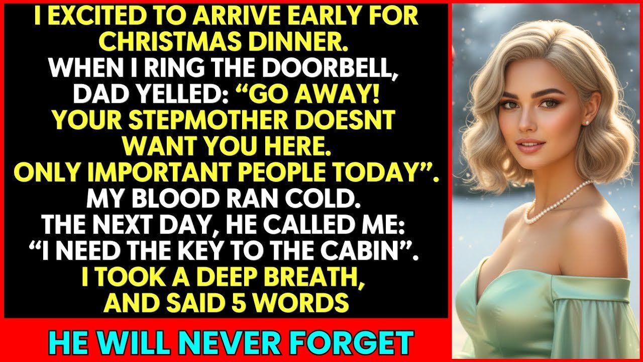 My Dad Threw Me Out of Christmas for My Stepmom — But What I Said Next Changed Everything.