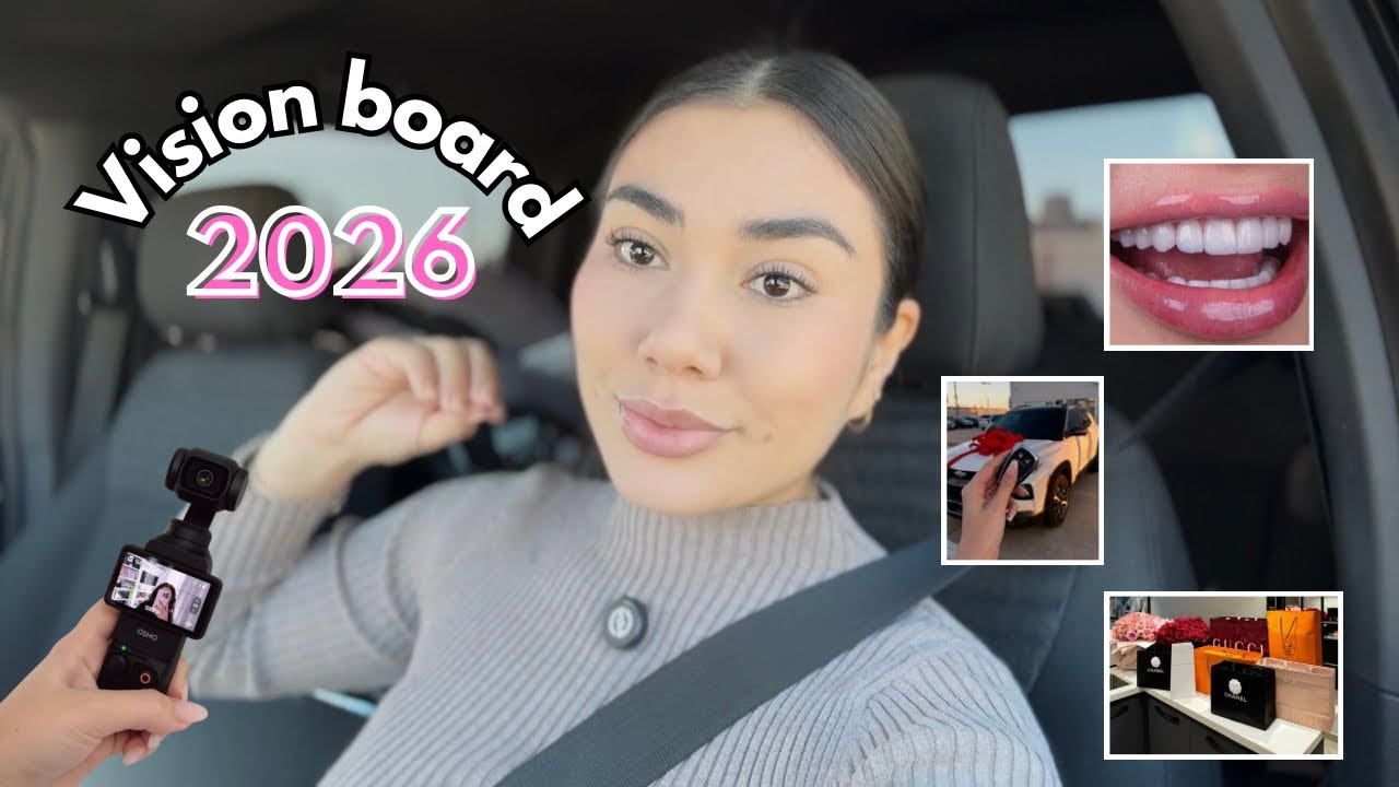 VISION BOARD 2026 EFECTIVO paso a paso✍🏻 l cumple TODOS tus sueños🪐💫