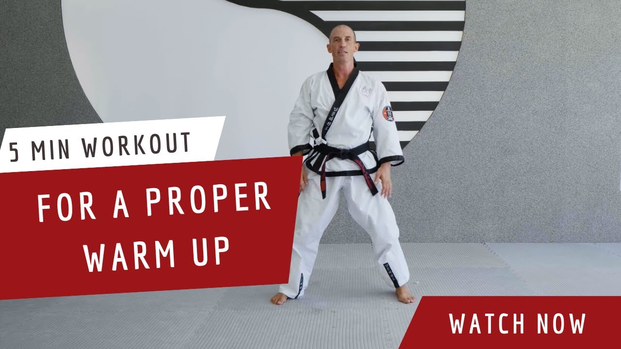 Warm up properly with this 5-Minute YU Taekwondo Workout I YU Taekwondo