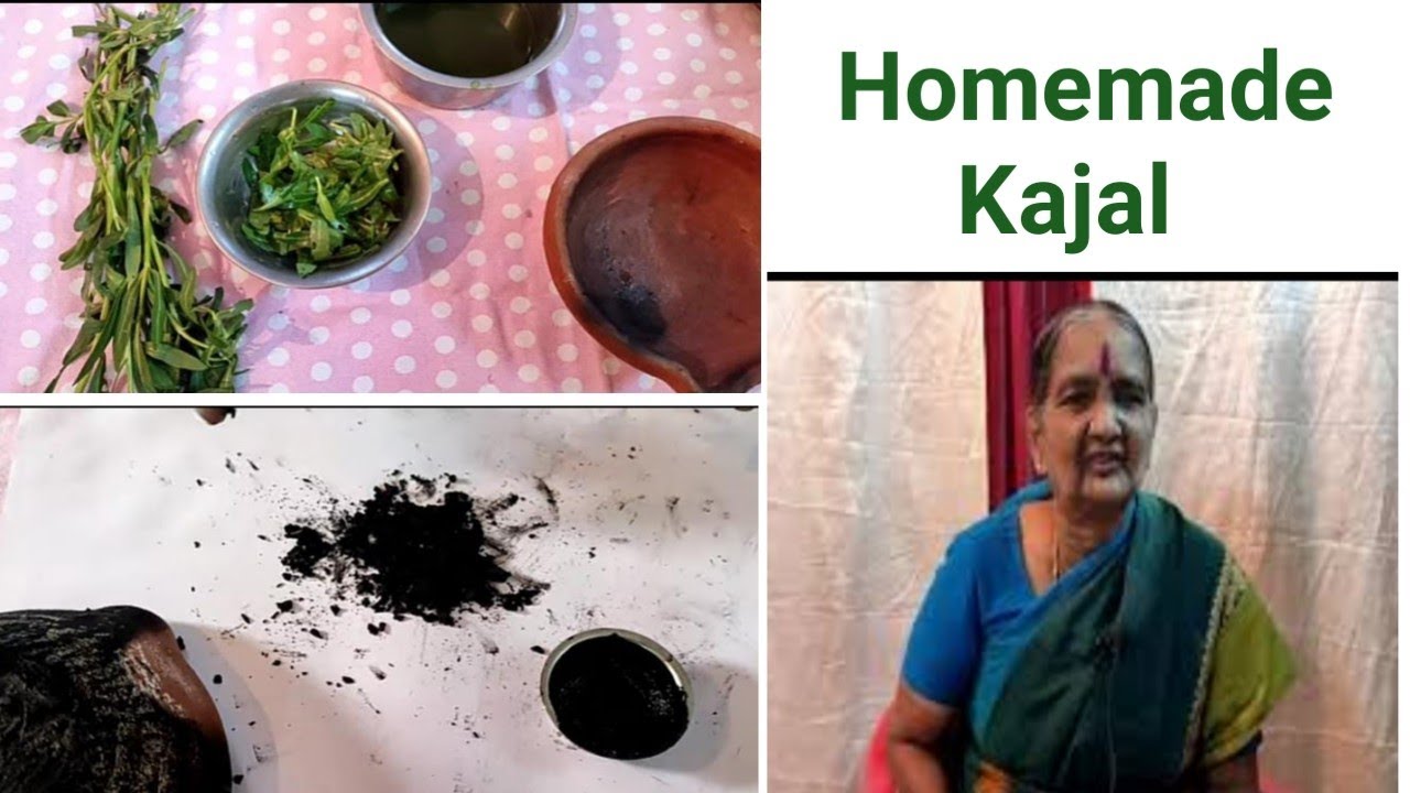Homemade kajal in Tamil | Homemade Kan Mai | Completely Natural