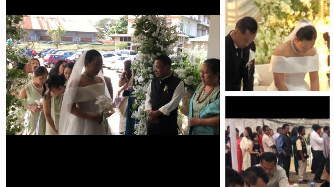 KALIVI & HUKALU,Wedding ceremony at DImapur Sumi baptist church 