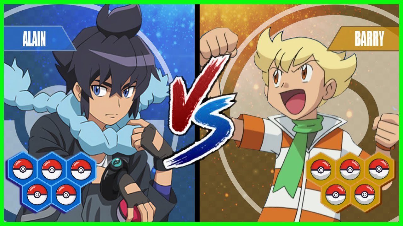 Pokémon Battle Pedia: Alain Vs Barry