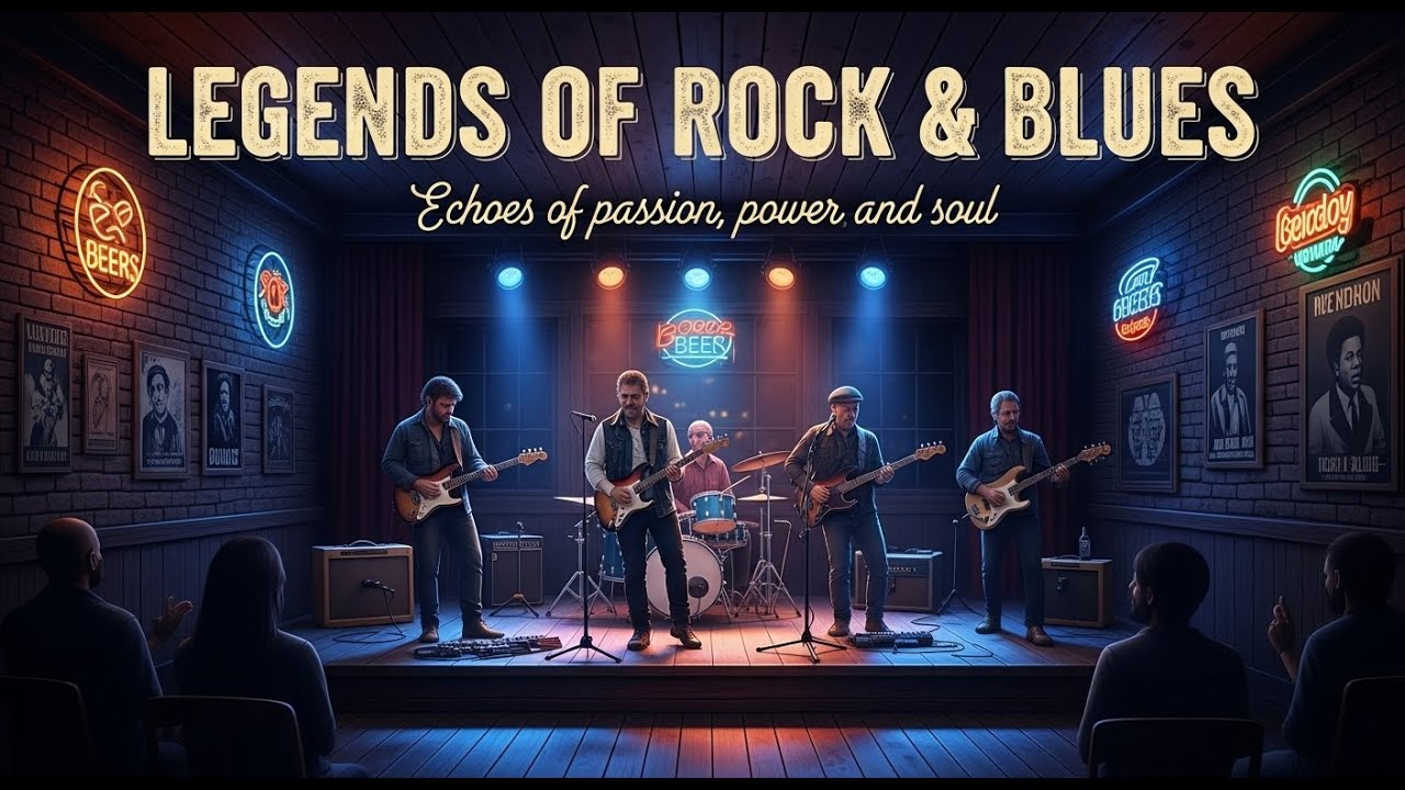Blues Nights – Soulful Guitar & Classic Rock Emotions Inspired by Eric Clapton, Muddy Waters