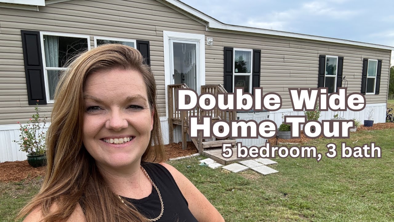 Экскурсия по мобильному дому Double Wide. Как он выглядит на самом деле!