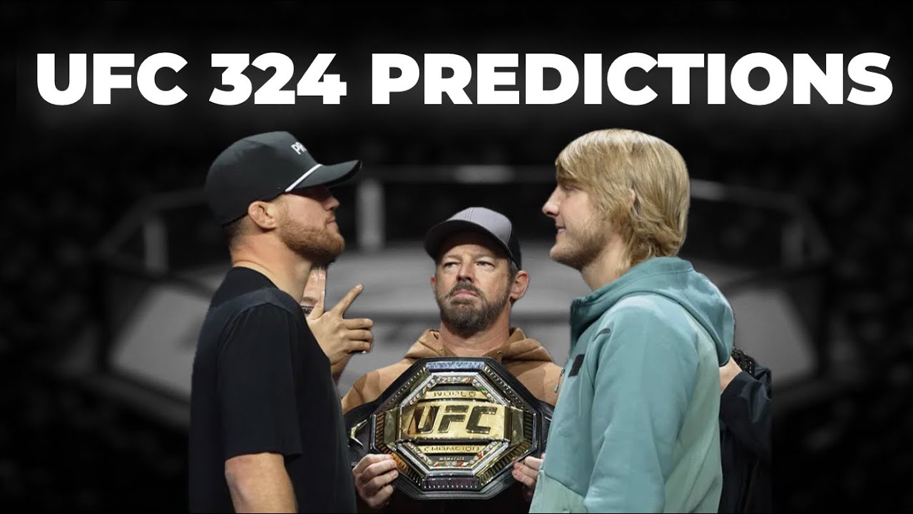 UFC 324 FULL CARD PREDICTIONS