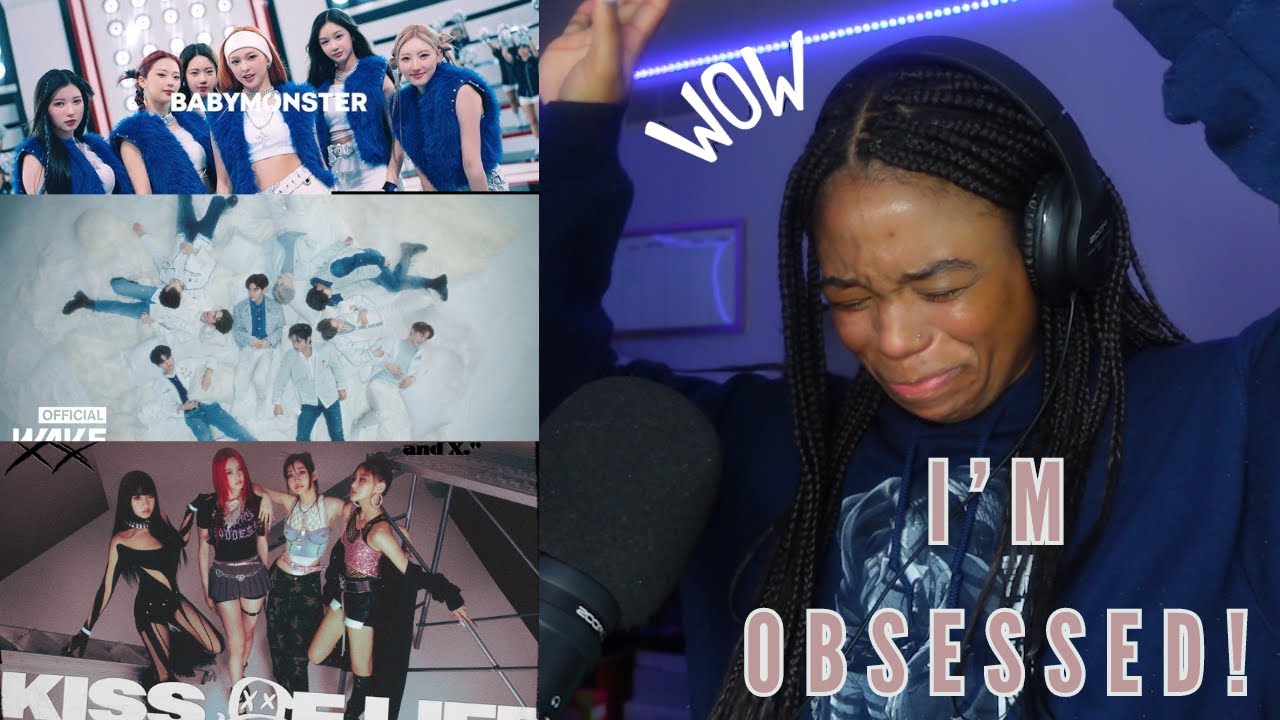 I'VE FOUND A NEW OBSESSION | BABYMONSTER | KISSOFLIFE | ZEROBASEONE | KPOP MV REACTION