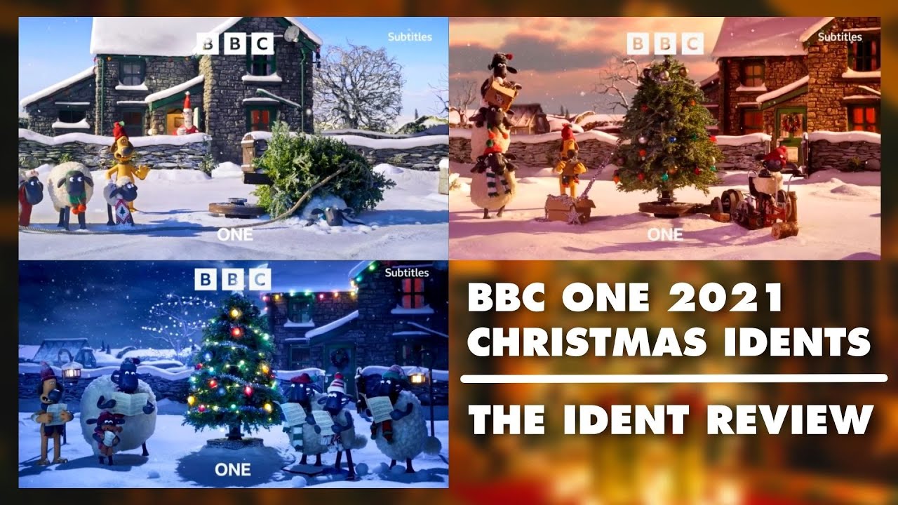 Рождественские айденты BBC One 2021 (при участии Барашка Шона) | Обзор айдентов