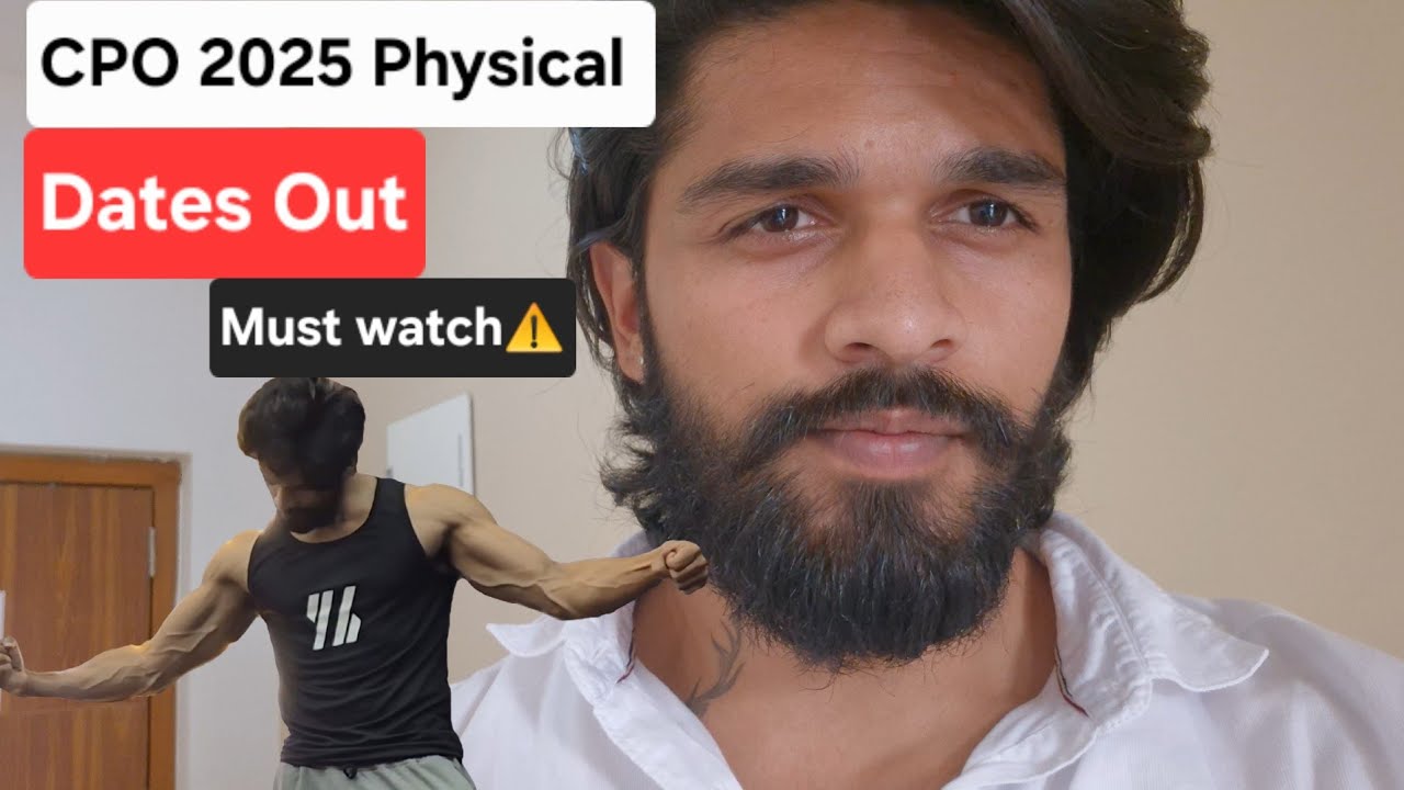 SSC CPO 2025 Physical Dates out | Complete PET/PST Preparation Strategy,  Running Tips #cpo #ssc