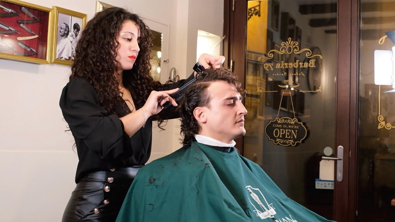 ASMR💈 IRIS LADY BARBER “RICKY”