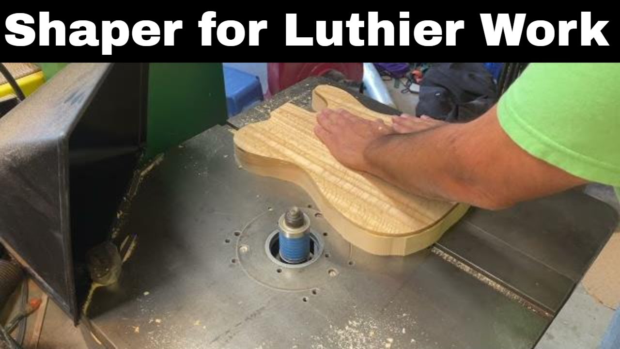 Shaper for Luthier Work - Large Pattern Bit for Guitar Building - 110V Delta Shaper