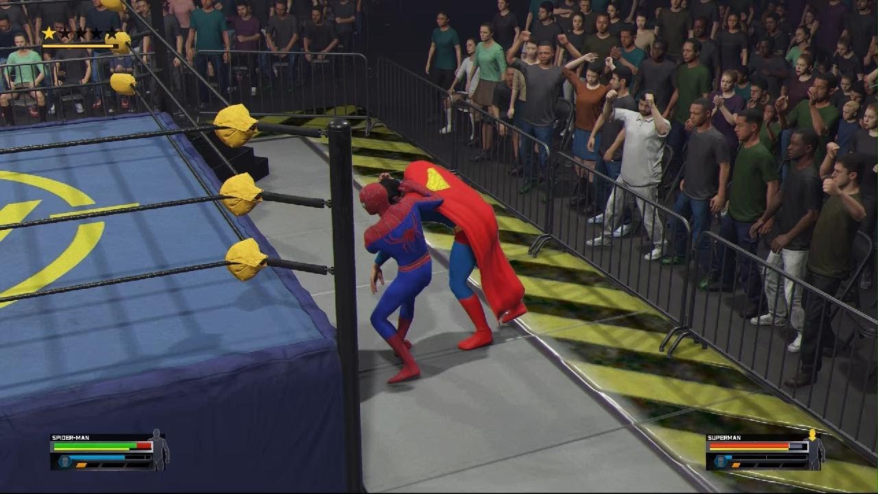 WWE 2K25: Spider-Man vs. Superman in an Ambulance Match