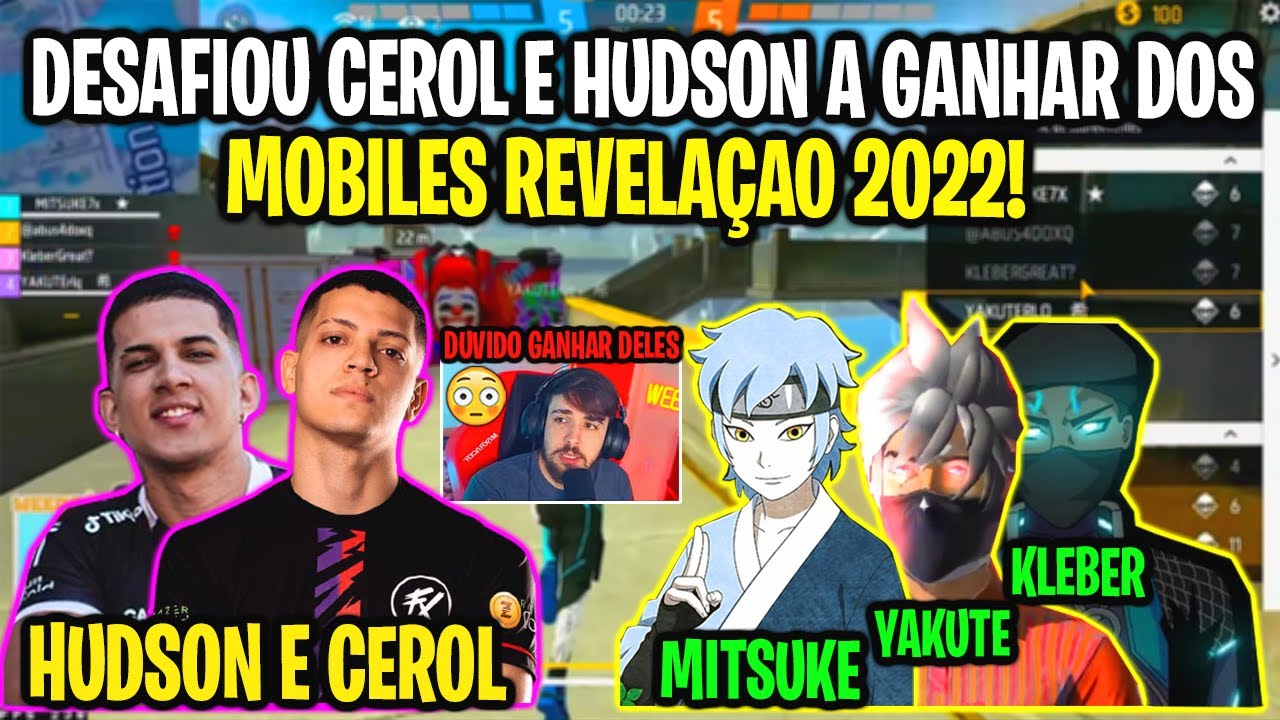 WEEDZÃO DESAFIOU CEROL E HUDSON A GANHAR DOS MOBILES  REVELAÇÕES MITSUKE, YAKUTE, KLEBER E ABUS4DOX!
