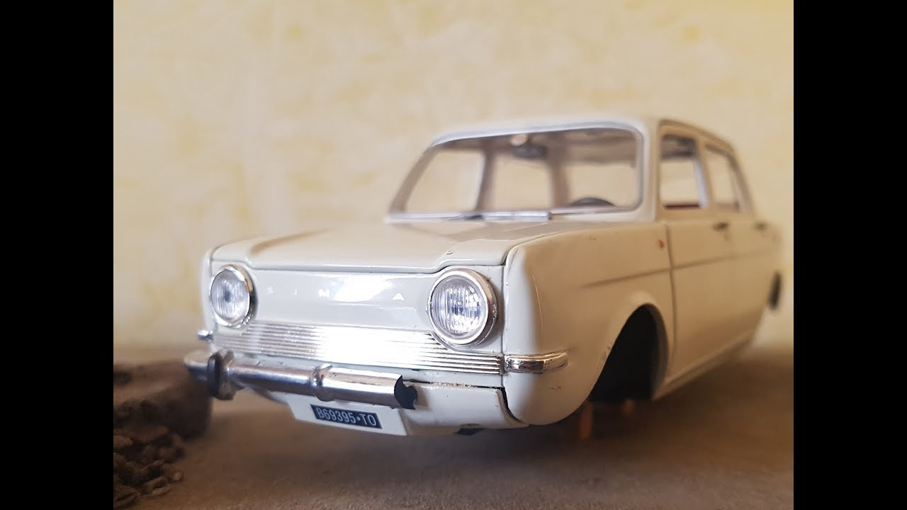 Restauro/tuning Simca 1000 LS Stradale 1/24