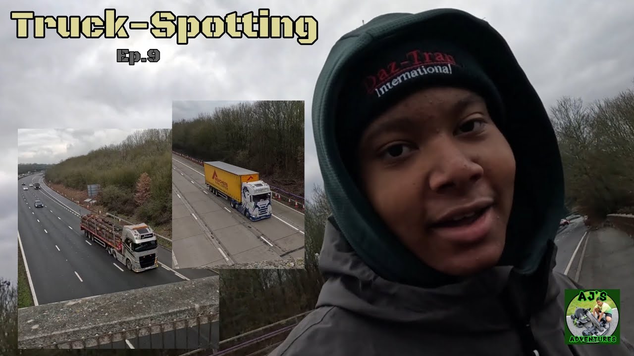 СНОВА НА РАЗВЯЗКУ 8 НА M20: НАБЛЮДЕНИЕ ЗА ГРУЗОВИКАМИ!!! (Эпизод 9) #ajsadventures