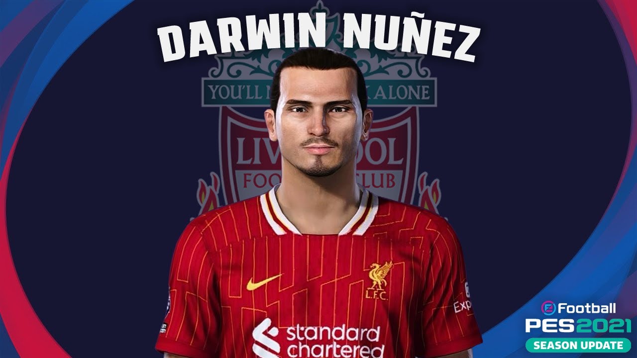 Darwin Nuñez🇺🇾 (Liverpool FC) How to create in Pes 2021