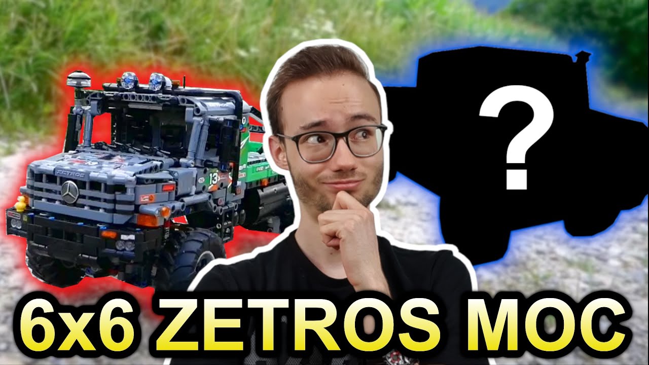 Bau eines LEGO® Technic 6x6 MERCEDES ZETROS MOC - Teil 1: Konzepte & Prototypen