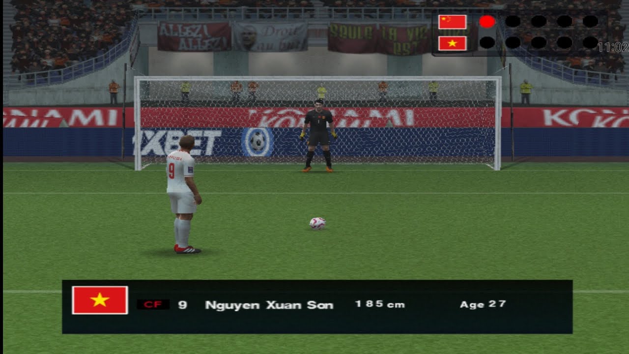 China Vs Vietnam Nguyen Kualahan Saat Melawan China Di Game PES 2026 PS.2