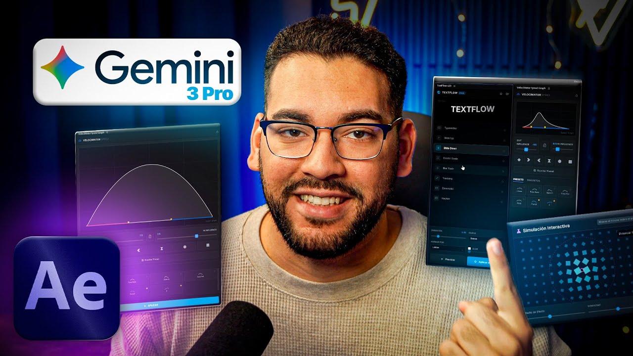 CREA PLUGINS PARA AFTER EFFECTS con Gemini 3 Pro (sin saber programar) 🤯