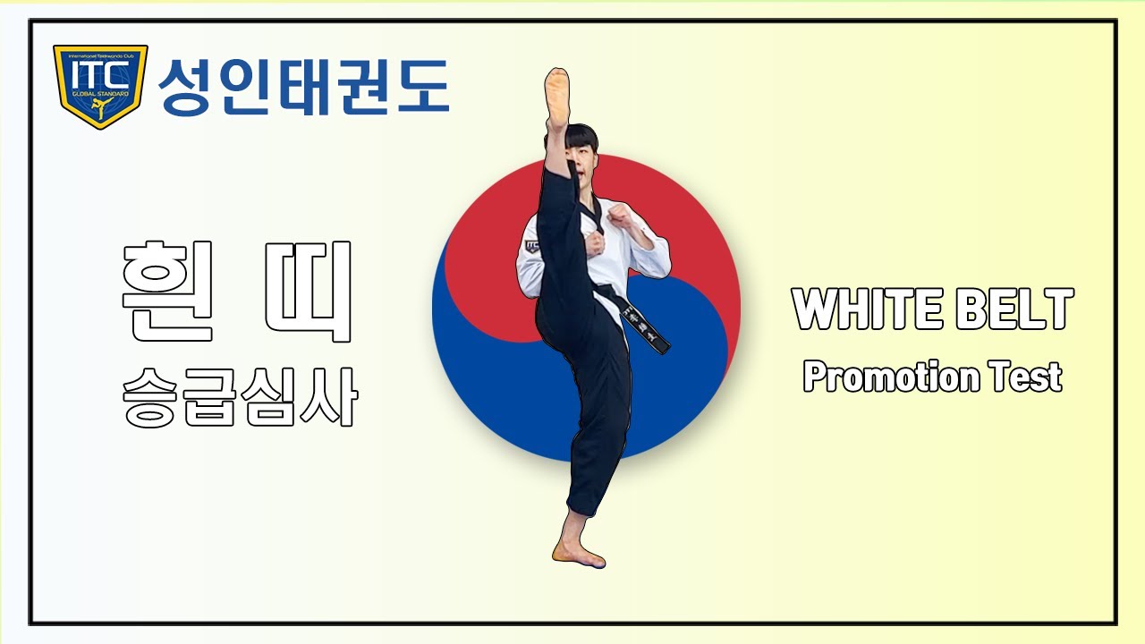 ITC 태권도 흰띠 승급심사