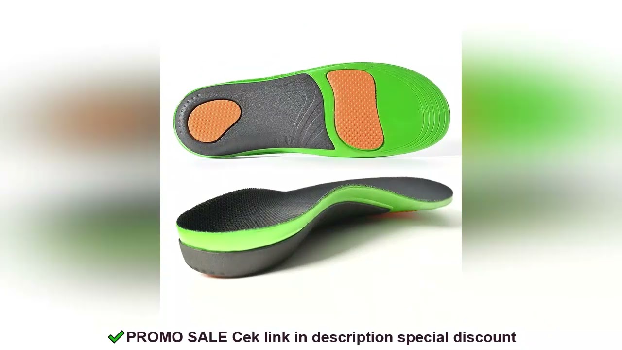Arch Support Insoles Sports Shock Absorption Elastic Wear Resistant Orthopedic Flatfoot Insoles Feet